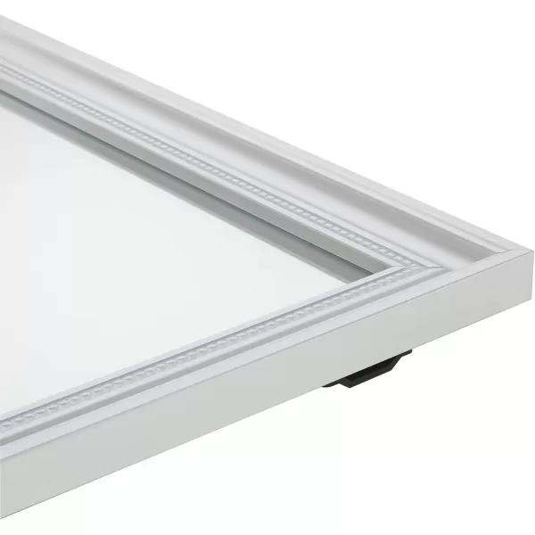 Amazon Basics Rectangular Wall Mount Mirror 24 x 36 Peaked Trim BlackNickel 16 x 20 Decorative Trim Wall Mirror