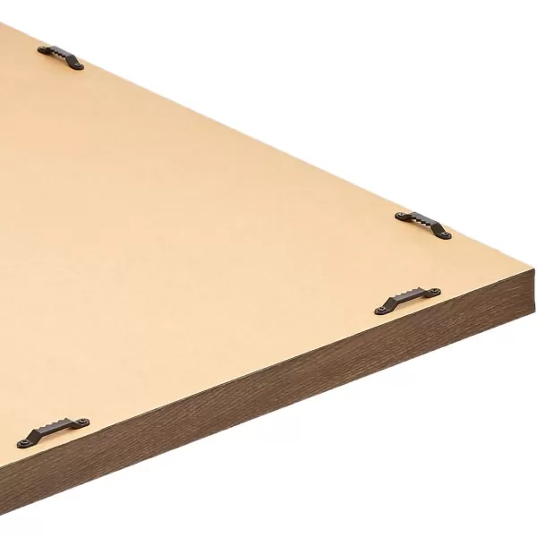 Amazon Basics Rectangular Wall Mount Mirror 24 x 36 Peaked Trim BlackWalnut 16 x 20 Peaked Wall Mirror