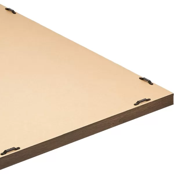 Amazon Basics Rectangular Wall Mount Mirror 24 x 36 Peaked Trim BlackWalnut 20 x 28 Peaked Wall Mirror