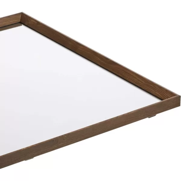 Amazon Basics Rectangular Wall Mount Mirror 24 x 36 Peaked Trim BlackWalnut 20 x 28 Peaked Wall Mirror