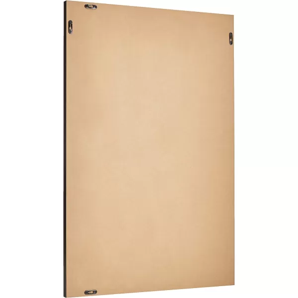 Amazon Basics Rectangular Wall Mount Mirror 24 x 36 Peaked Trim BlackWalnut 24 x 36 Standard Trim Wall Mirror