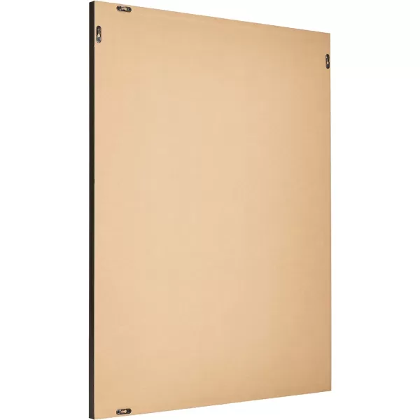 Amazon Basics Rectangular Wall Mount Mirror 24 x 36 Peaked Trim BlackWalnut 30 x 40 Peaked Wall Mirror