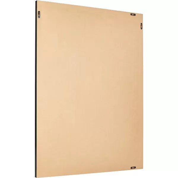 Amazon Basics Rectangular Wall Mount Mirror 24 x 36 Peaked Trim BlackWalnut 30 x 40 Standard Trim Wall Mirror