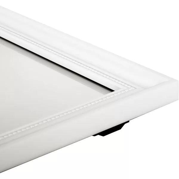 Amazon Basics Rectangular Wall Mount Mirror 24 x 36 Peaked Trim BlackWhite 16 x 20 Decorative Trim Wall Mirror