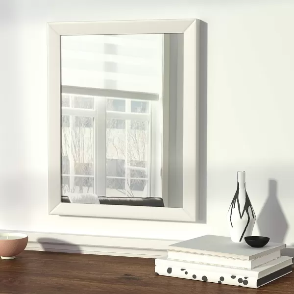 Amazon Basics Rectangular Wall Mount Mirror 24 x 36 Peaked Trim BlackWhite 16 x 20 Standard Trim Wall Mirror