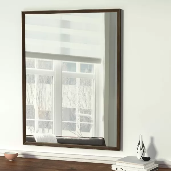 Amazon Basics Rectangular Wall Mount Mirror 24 x 36 Peaked Trim BlackWhite 30 x 40 Peaked Wall Mirror
