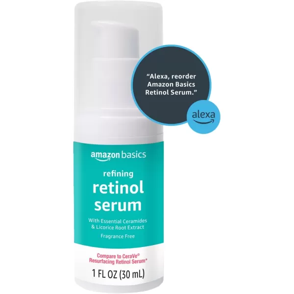 Amazon Basics Refining Retinol Serum 1 Fluid Ounce 1PackAmazon Basics Refining Retinol Serum 1 Fluid Ounce 1Pack