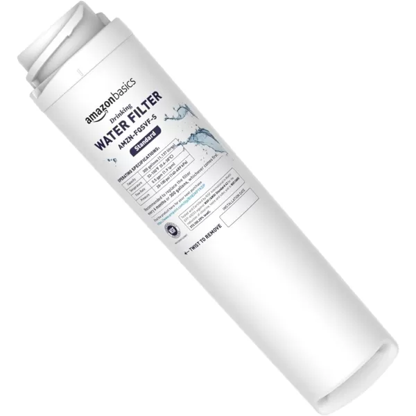 Amazon Basics Replacement GE FQSVF Drinking Water System Filter 2Pack Premium FiltrationStandard