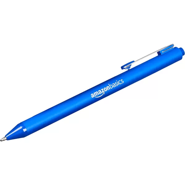 Amazon Basics Retractable Ballpoint Pen  Black 12mm 12PackAssorted Colors