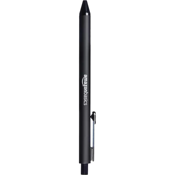 Amazon Basics Retractable Ballpoint Pen  Black 12mm 12PackBlack