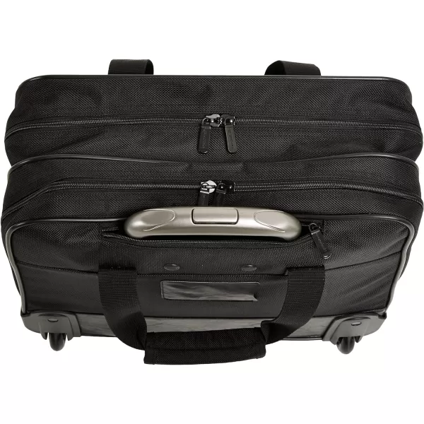 Amazon Basics Rolling Laptop Case BlackPack of 1