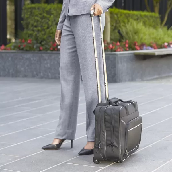 Amazon Basics Rolling Laptop Case BlackPack of 1