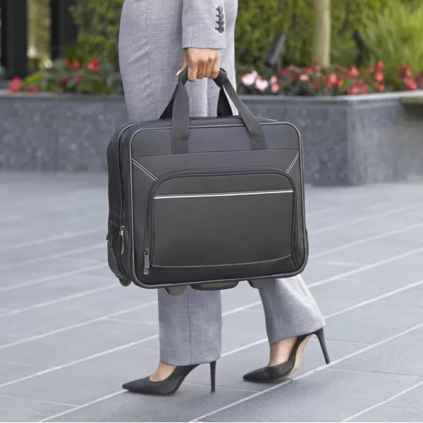 Amazon Basics Rolling Laptop Case BlackPack of 1