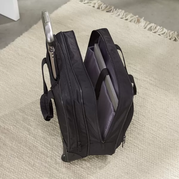 Amazon Basics Rolling Laptop Case BlackPack of 1