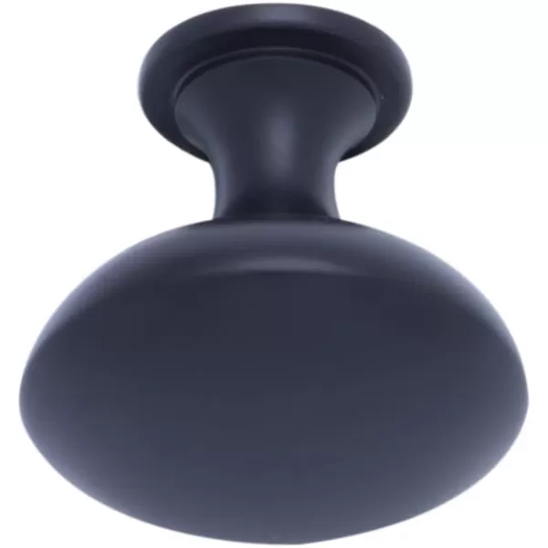 Amazon Basics Round Cabinet Knob 118inch Diameter Flat Black 10PackAmazon Basics Round Cabinet Knob 118inch Diameter Flat Black 10Pack