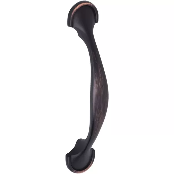 Amazon Basics Rounded Foot Cabinet Handle 463inch Length 3inch Hole Center Oil Rubbed Bronze 10PackOil Rubbed Bronze