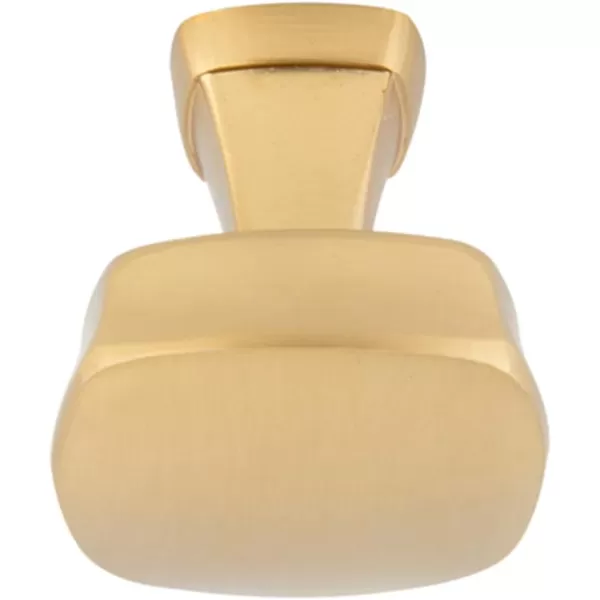 Amazon Basics Rounded Square Cabinet Knob 126inch Diameter Golden Champagne 10pack126 in Diameter 10 Pack Golden Champagne