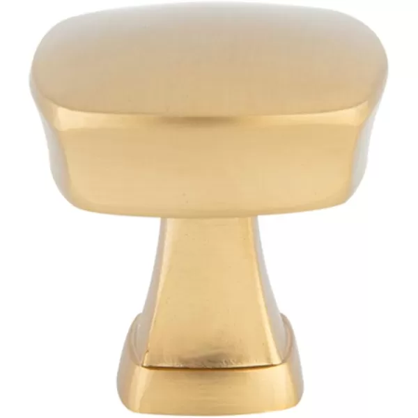Amazon Basics Rounded Square Cabinet Knob 126inch Diameter Golden Champagne 10pack126 in Diameter 10 Pack Golden Champagne