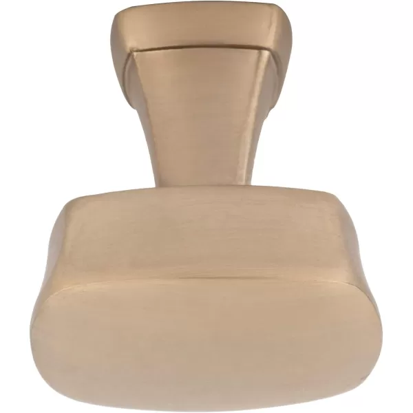 Amazon Basics Rounded Square Cabinet Knob 126inch Diameter Golden Champagne 10pack126 in Diameter 25 Pack Golden Champagne