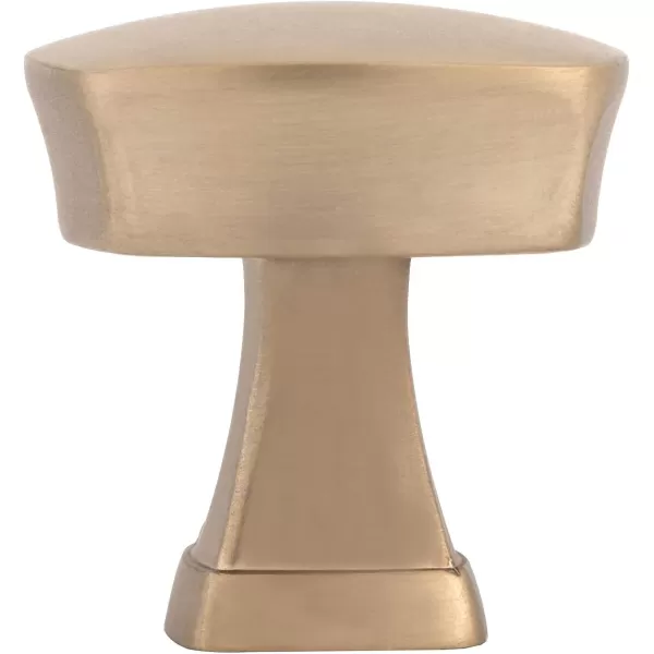 Amazon Basics Rounded Square Cabinet Knob 126inch Diameter Golden Champagne 10pack126 in Diameter 25 Pack Golden Champagne