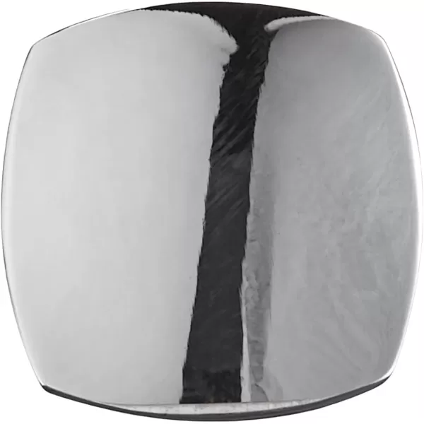 Amazon Basics Rounded Square Cabinet Knob 126inch Diameter Golden Champagne 10pack126 in Diameter 25 Pack Polished Chrome