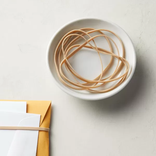 Amazon Basics Rubber Bands Size 33 312 x 18 Inch 600 Bands1 lb Pack 3Pack TanSize 33 18 25Pack