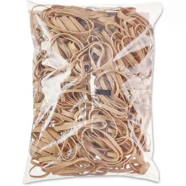 Amazon Basics Rubber Bands Size 33 312 x 18 Inch 600 Bands1 lb Pack 3Pack TanSize 64 14 25Pack