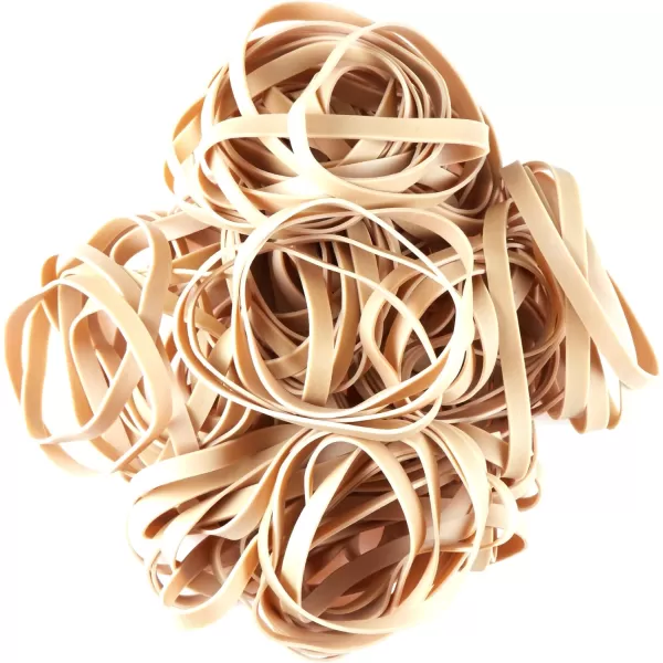 Amazon Basics Rubber Bands Size 33 312 x 18 Inch 600 Bands1 lb Pack 3Pack TanSize 64 14 25Pack