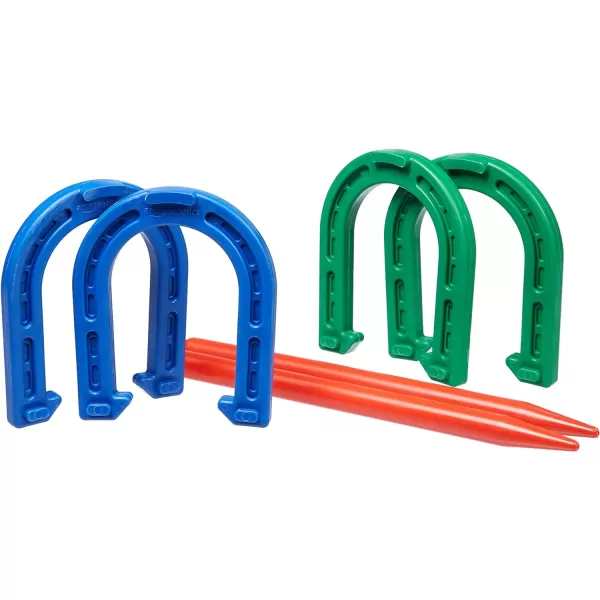 Amazon Basics Rubber Portable Horseshoe Outdoor Yard Game SetAmazon Basics Rubber Portable Horseshoe Outdoor Yard Game Set