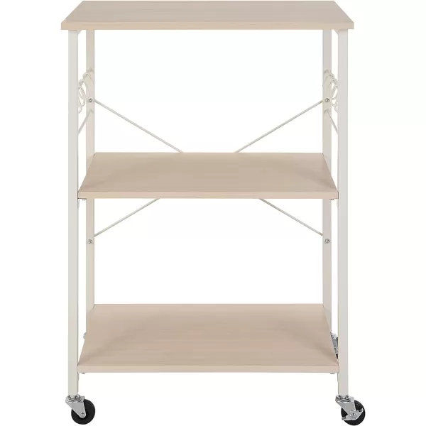 Amazon Basics SKS Storage Carts 236 WhiteBeigeWhiteBeige