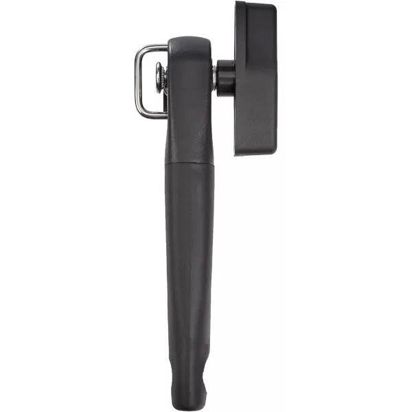 Amazon Basics Safe Cut Can Opener Black Soft Grip HandleSingle Handle
