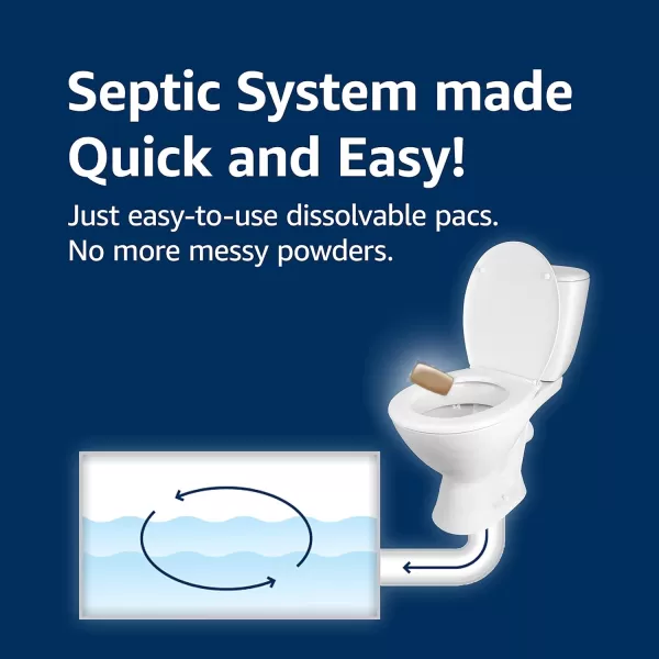 Amazon Basics Septic Treatment 3 Month Supply of Powder 3 Count 294 oz Pack of 1Pac