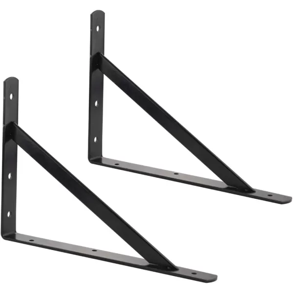 Amazon Basics Shelf Bracket 10Pack Black 20 x 1310 x 16Inch