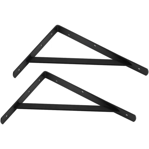 Amazon Basics Shelf Bracket 10Pack Black 20 x 1310 x 16Inch