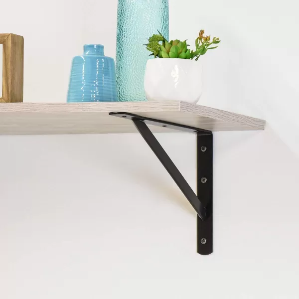 Amazon Basics Shelf Bracket 10Pack Black 20 x 1310 x 16Inch