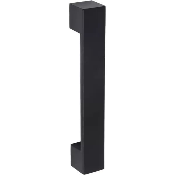 Amazon Basics Short Modern Cabinet Pull Handle 638inch Length 5inch Hole Center Flat Black 10Pack638 in Length 5 in Hole Center Flat Black