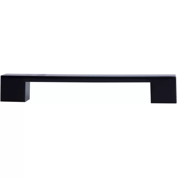 Amazon Basics Short Modern Cabinet Pull Handle 638inch Length 5inch Hole Center Flat Black 10Pack638 in Length 5 in Hole Center Flat Black