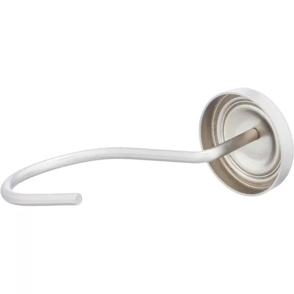 Amazon Basics Shower Curtain Hooks  Lined Square Hooks NickelNickel Classic Button