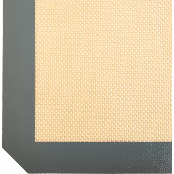 Amazon Basics Silicone NonStick Food Safe Baking Mat Pack of 3 BeigeGray Rectangular 165 x 1162New BeigeGray 2Pack Baking Mats