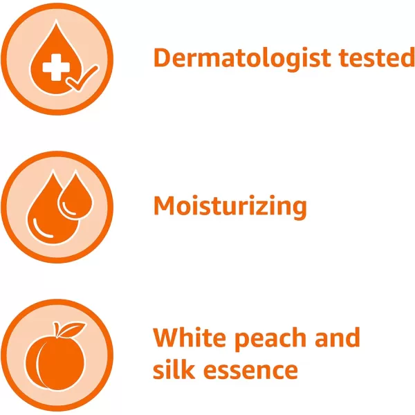 Amazon Basics Silky Smooth Body Wash Peach amp Orange Blossom Scent 18 Fl Oz18 Fl Oz Pack of 1
