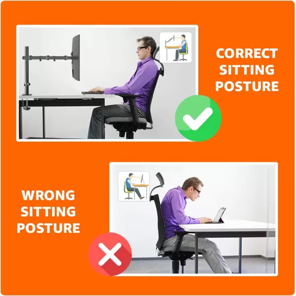 Amazon Basics Single Computer Monitor Stand Height Adjustable Desk Arm Mount Steel BlackAmazon Basics Single Computer Monitor Stand Height Adjustable Desk Arm Mount Steel Black