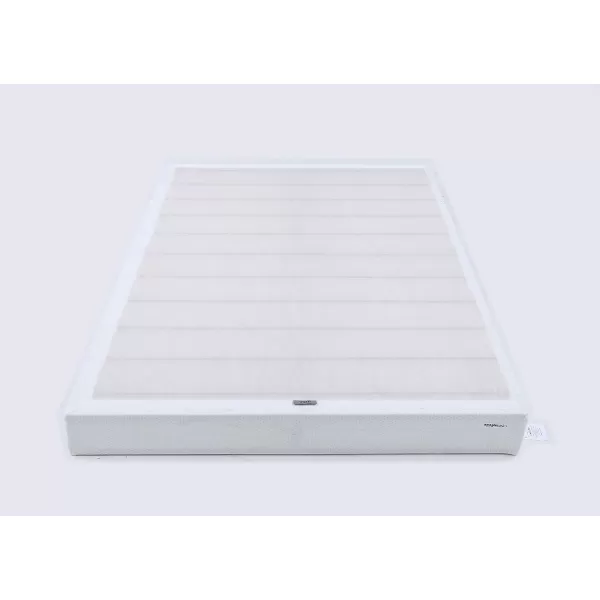 Amazon Basics Smart Box Spring Bed Base 5 Inch Mattress Foundation ToolFree Easy Assembly Twin WhiteKing