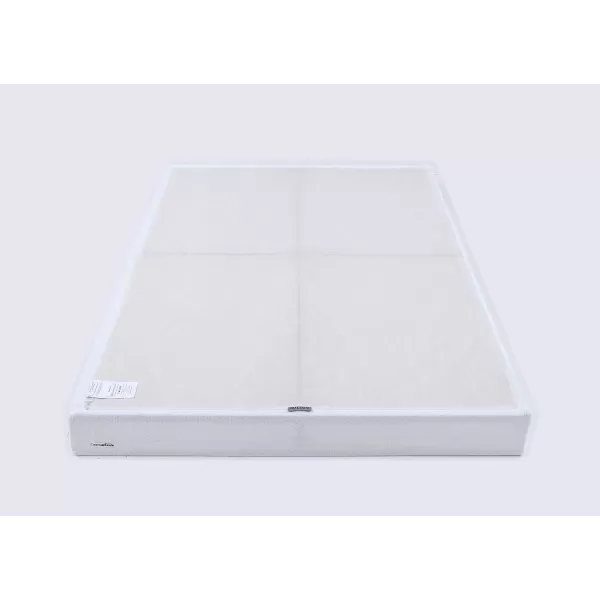 Amazon Basics Smart Box Spring Bed Base 5 Inch Mattress Foundation ToolFree Easy Assembly Twin WhiteKing