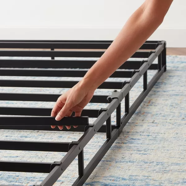 Amazon Basics Smart Box Spring Bed Base 5 Inch Mattress Foundation ToolFree Easy Assembly Twin WhiteTwin