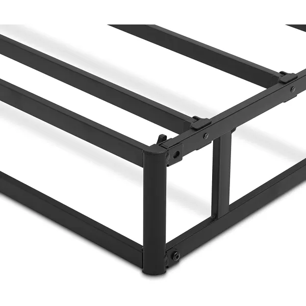 Amazon Basics Smart Box Spring Bed Base 9 Inch Mattress Foundation ToolFree Easy Assembly Queen WhiteKing