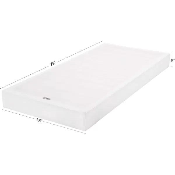 Amazon Basics Smart Box Spring Bed Base 9 Inch Mattress Foundation ToolFree Easy Assembly Queen WhiteTwin XL