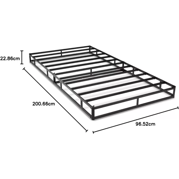 Amazon Basics Smart Box Spring Bed Base 9 Inch Mattress Foundation ToolFree Easy Assembly Queen WhiteTwin XL