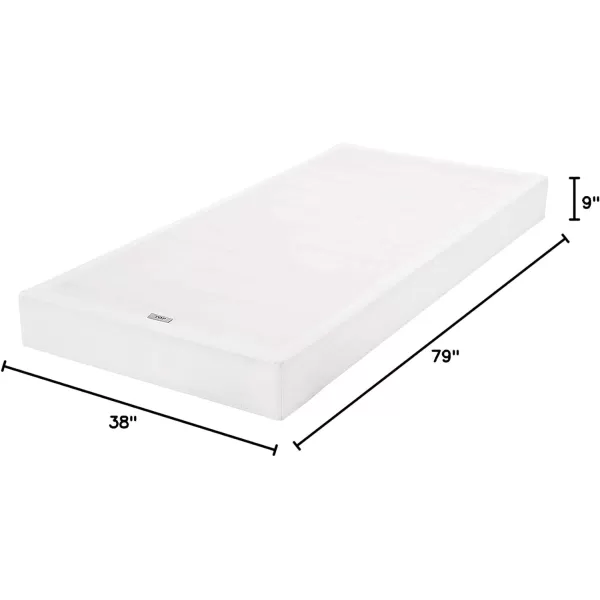 Amazon Basics Smart Box Spring Bed Base 9 Inch Mattress Foundation ToolFree Easy Assembly Queen WhiteTwin XL
