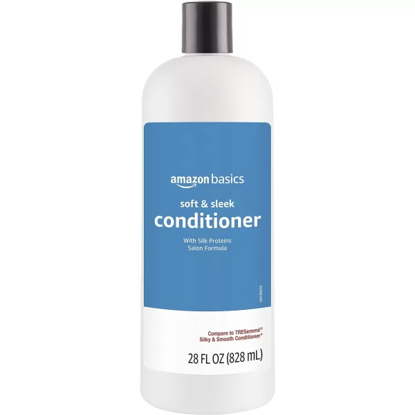 Amazon Basics Soft amp Sleek Conditioner for Dry or Damaged Hair 28 Fluid Ounce2800 Fl Oz Pack of 4