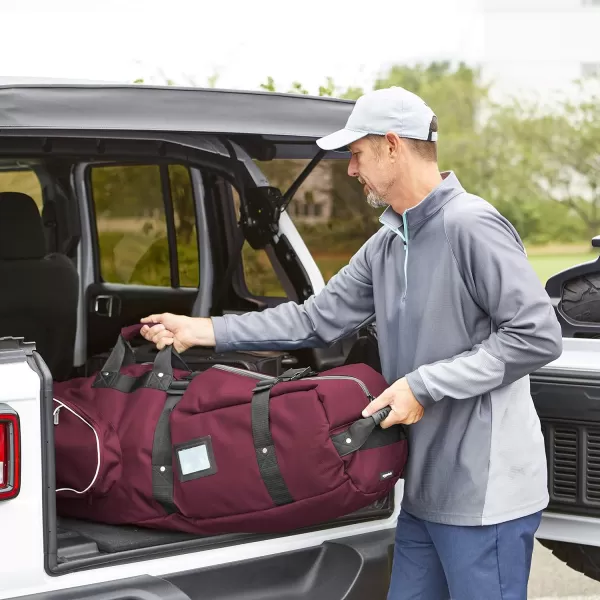 Amazon Basics SoftSided Golf Travel BagMaroon